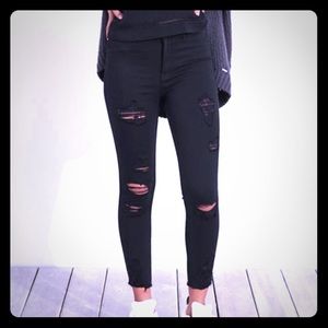 Hollister high rise jeans sold
